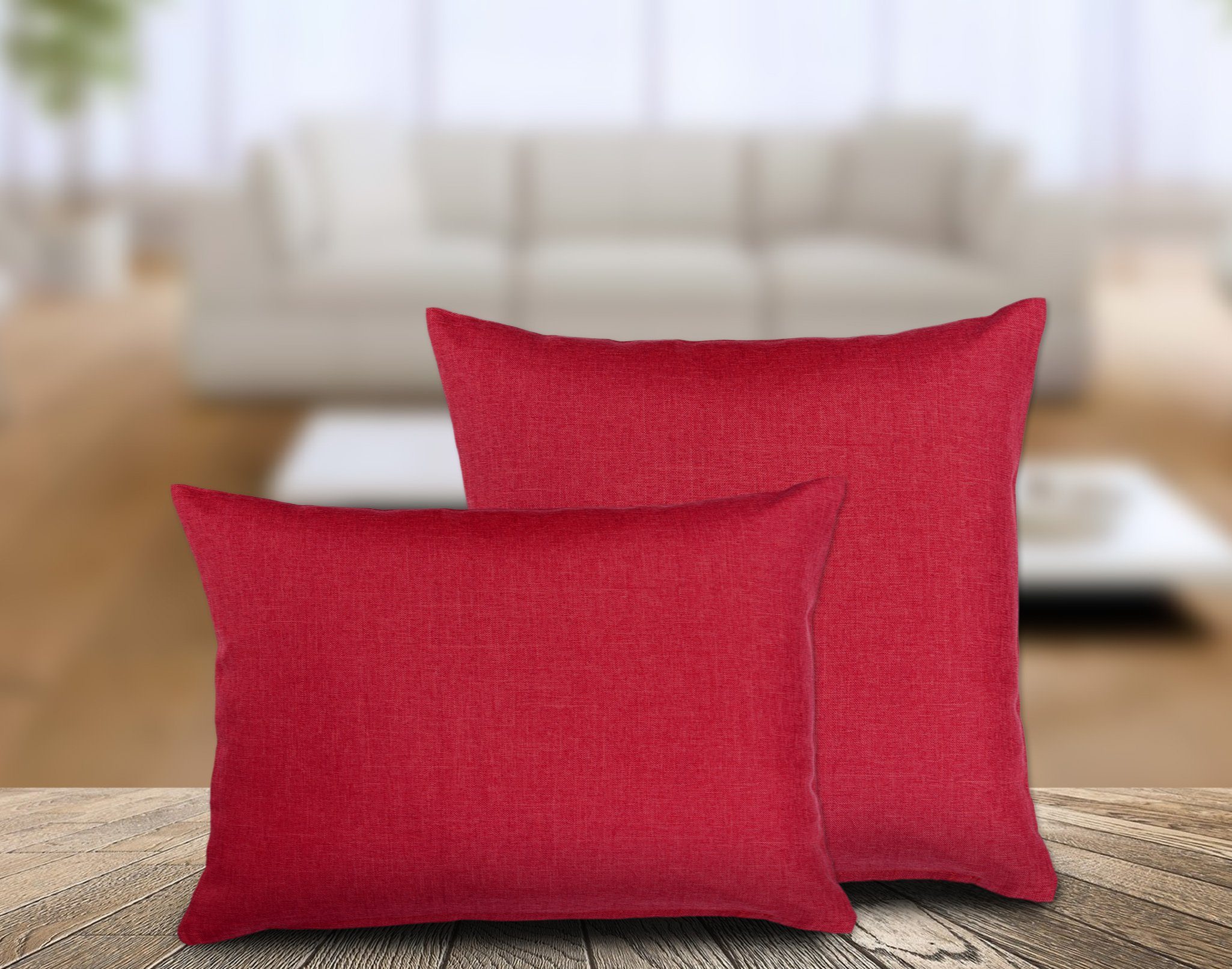Beautex Kissenhüllen Kissenhüllen Leinen Optik, Kissen günstig online kaufen