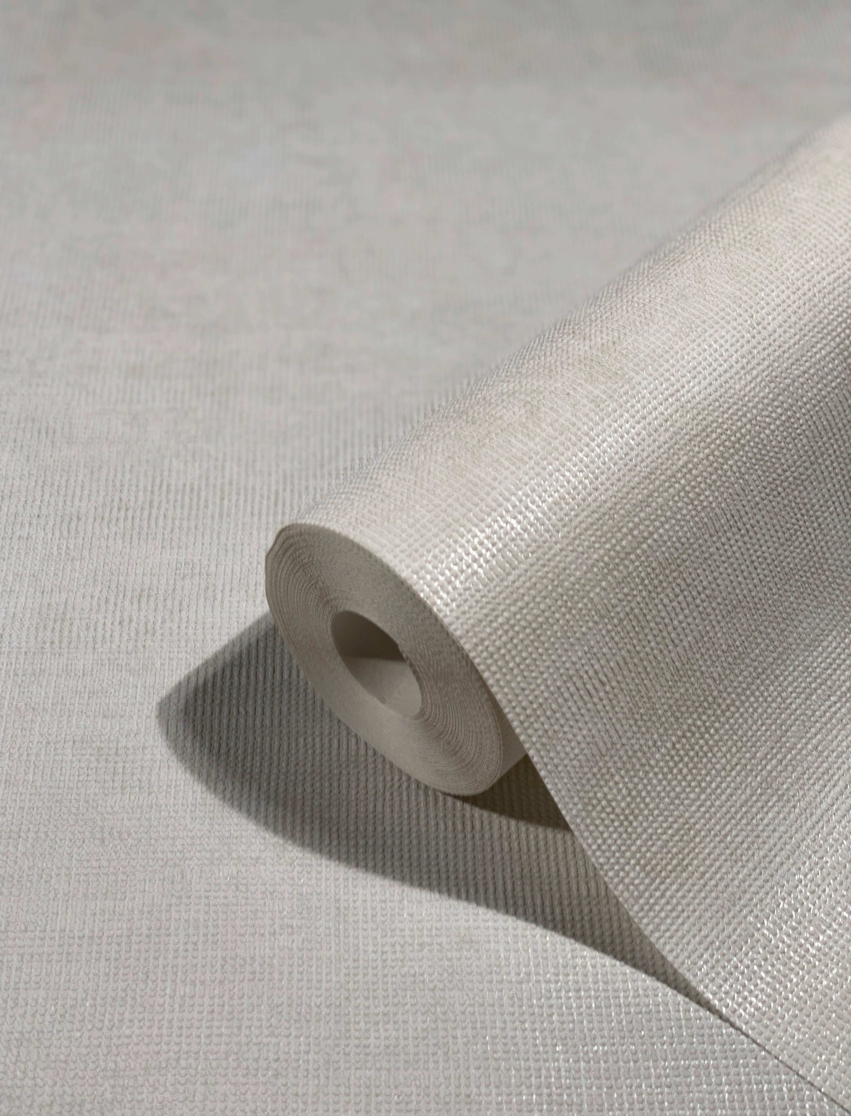 Marburg Vliestapete Ivy Nov Uni Weiß-Greige FSC® günstig online kaufen