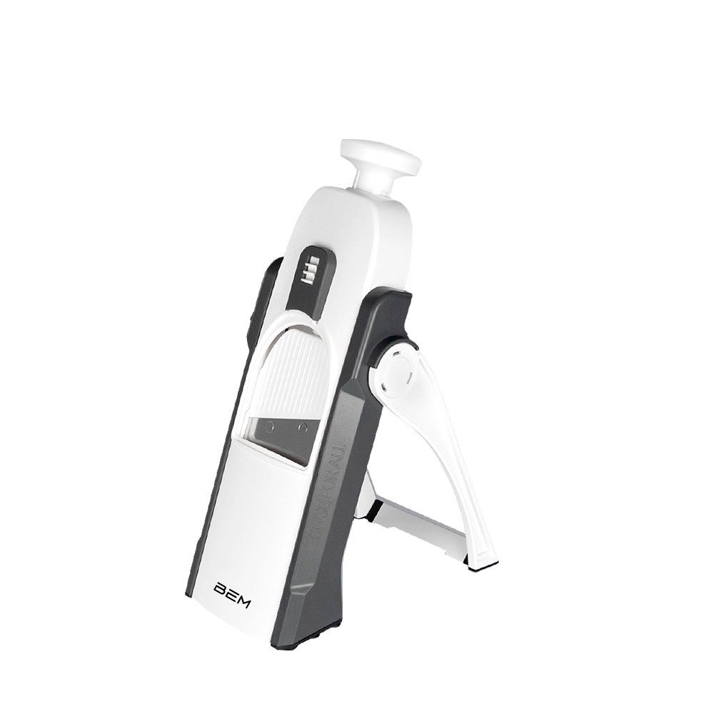 BEM Gemüsehobel Multifunktionaler handbetriebener Gemüseschneider, Kunststoff, (24-in-1 Multischneider mit Fingerschutz, Mandoline Slicer Kartoffelschneider Zwi – Bild 2 von 5