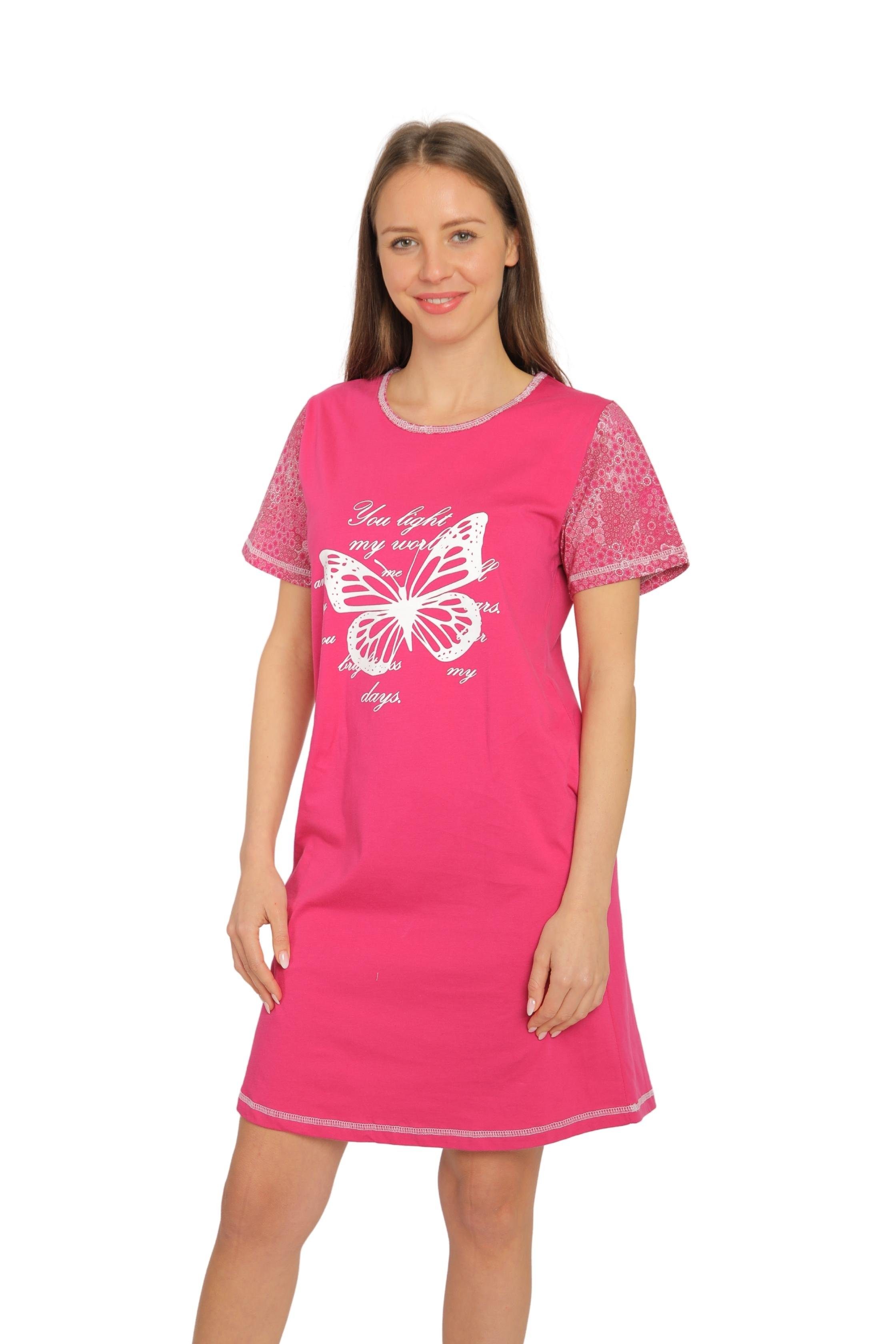 Wäsche/Bademode Nachtwäsche Consult-Tex Nachthemd Damen Nachthemd, Big Shirt (1-tlg) bequem zu tragen