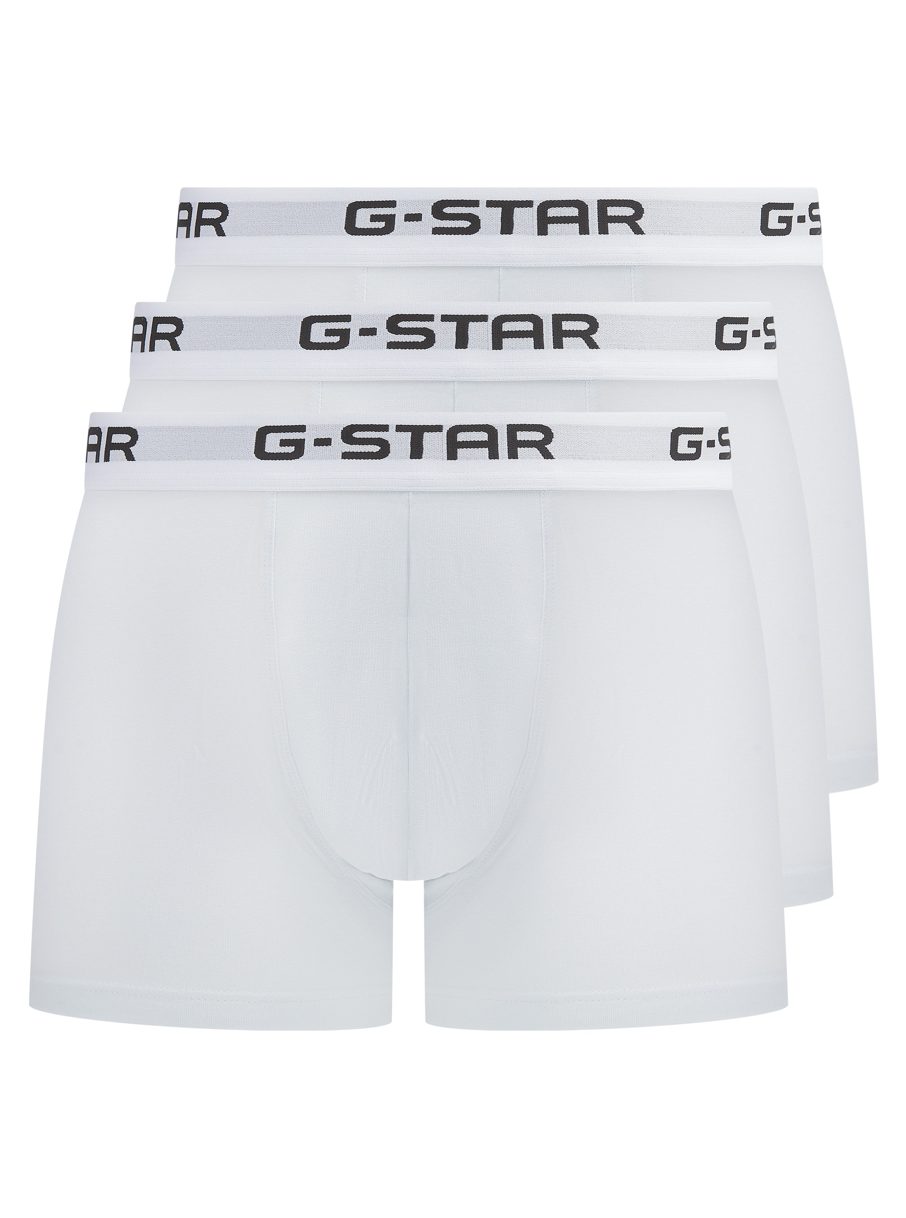 G-STAR Боксерские мужские трусы, боксерки ASH, 3 PACK TRUNKS (Packung, 3-St) mit Logo-Bund