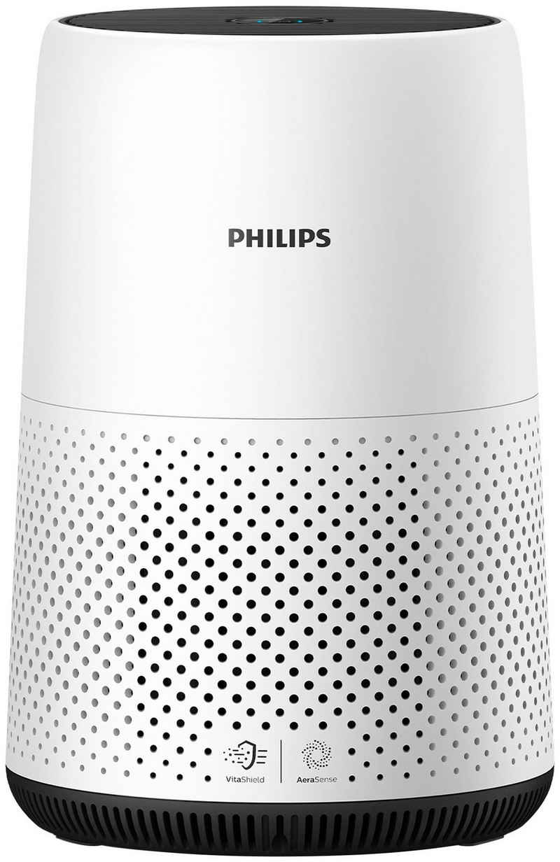 Philips Luftreiniger AC0820/10 800 Serie, für 49 m² Räume, für Allergiker geeignet