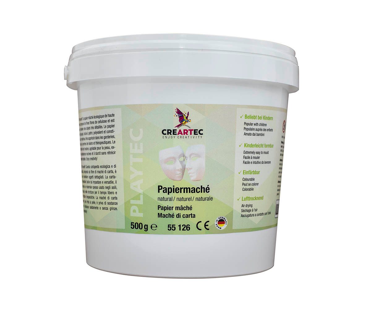 Modelliermasse Pappmaché - 500g