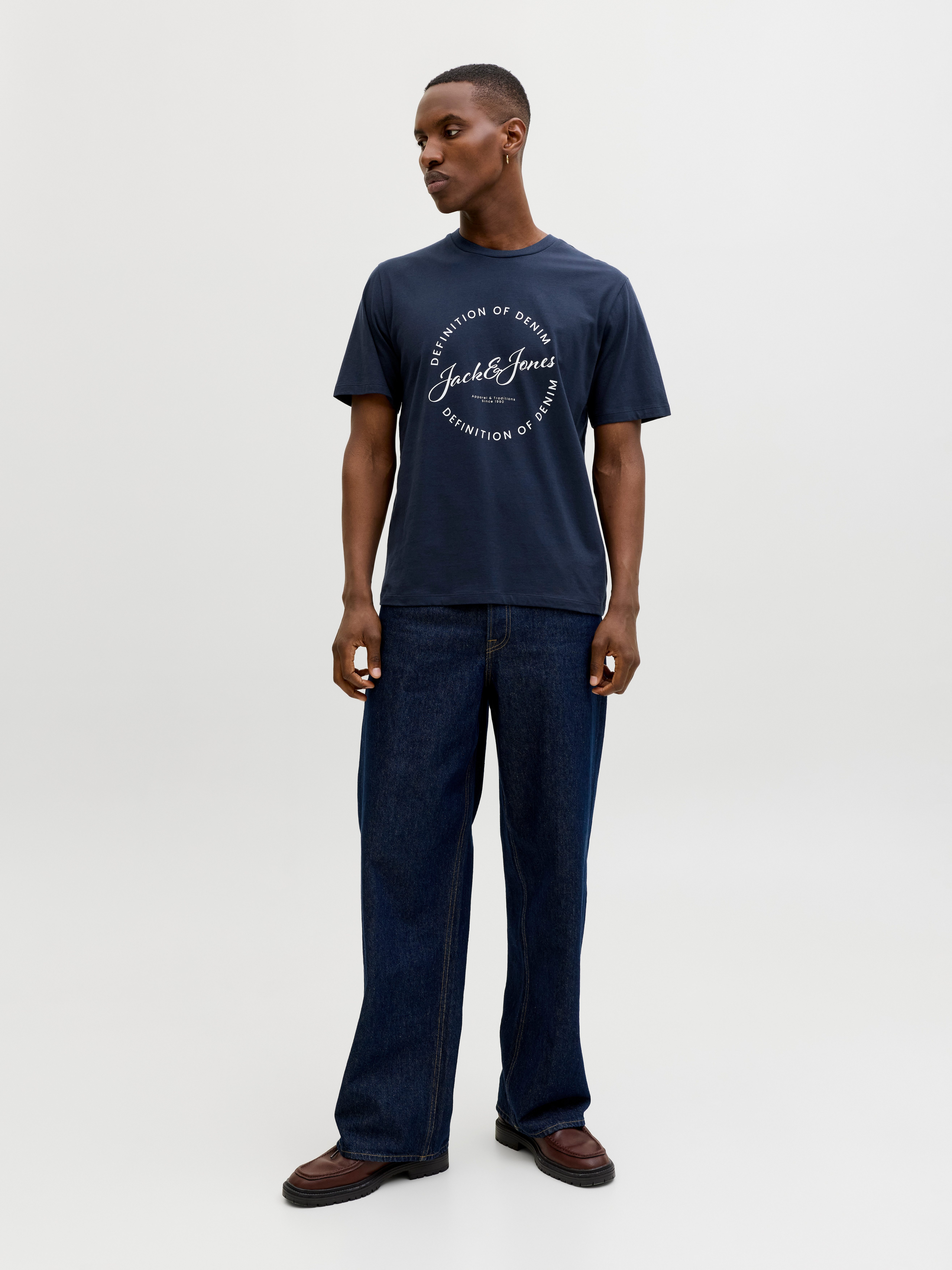 Jack & Jones T-Shirt JJGRAYSON TEE SS CREW NECK Baumwolle, regular fit – Bild 5 von 5