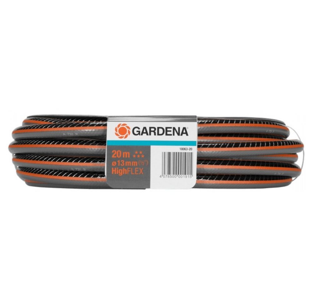 Thumbnail - GARDENA Gartenschlauch Comfort HighFLEX 20 m - Gartenschlauch - grau/orange