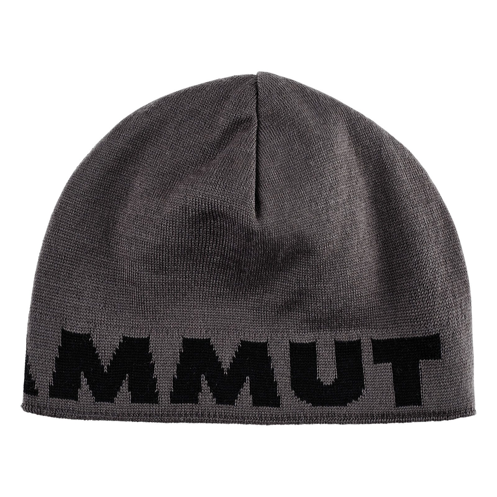 Mammut Strickmütze Mammut Logo Beanie mit Wendemöglichkeit