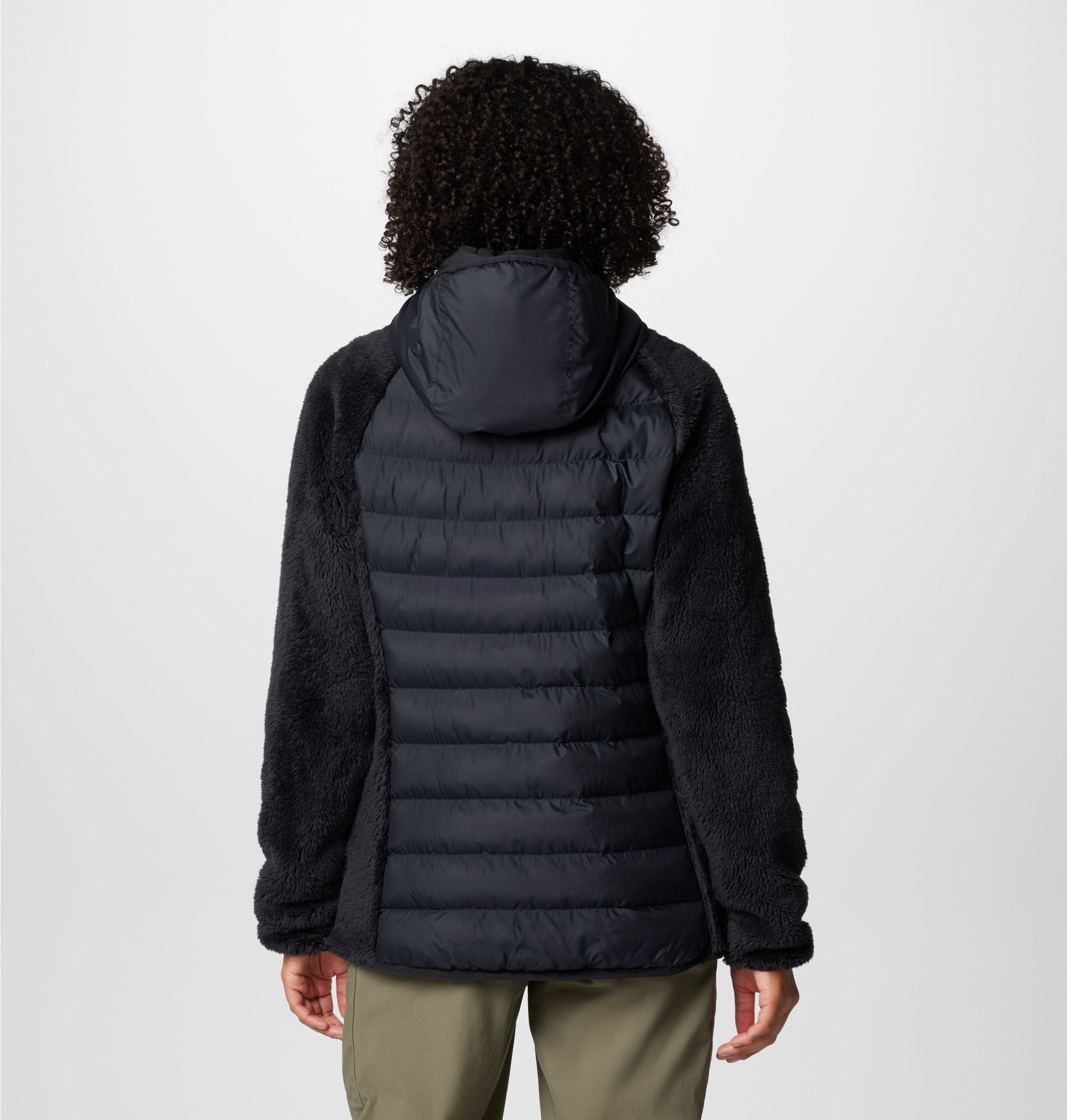 Columbia Hybridjacke Powder Lite™ II Sherpa Hybrid Jacket mit Reißverschlusstaschen, schnelltrocknend, pflegeleicht