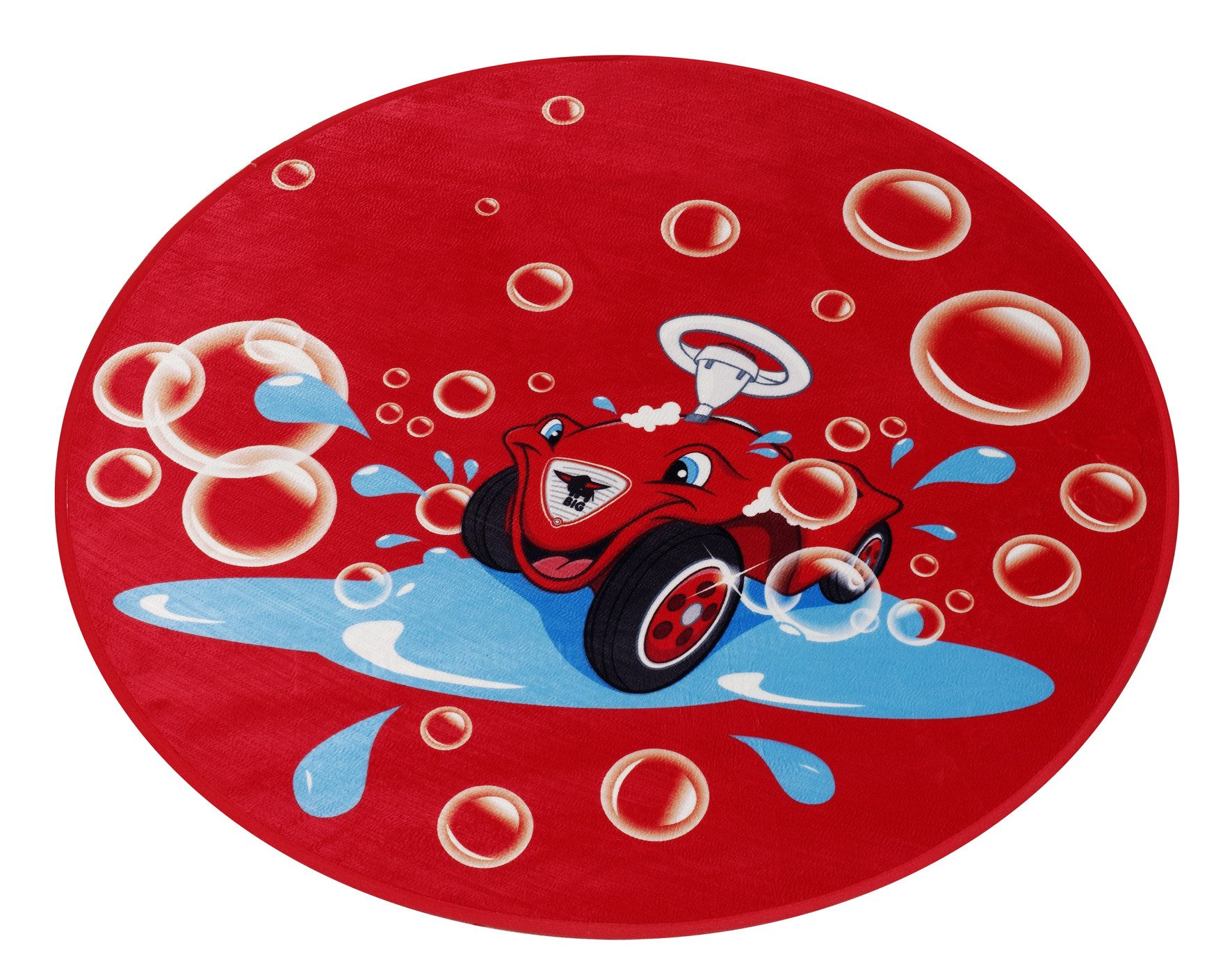 Bobby Car Kinderteppich Bobby Car Auto rund 100cm, rund