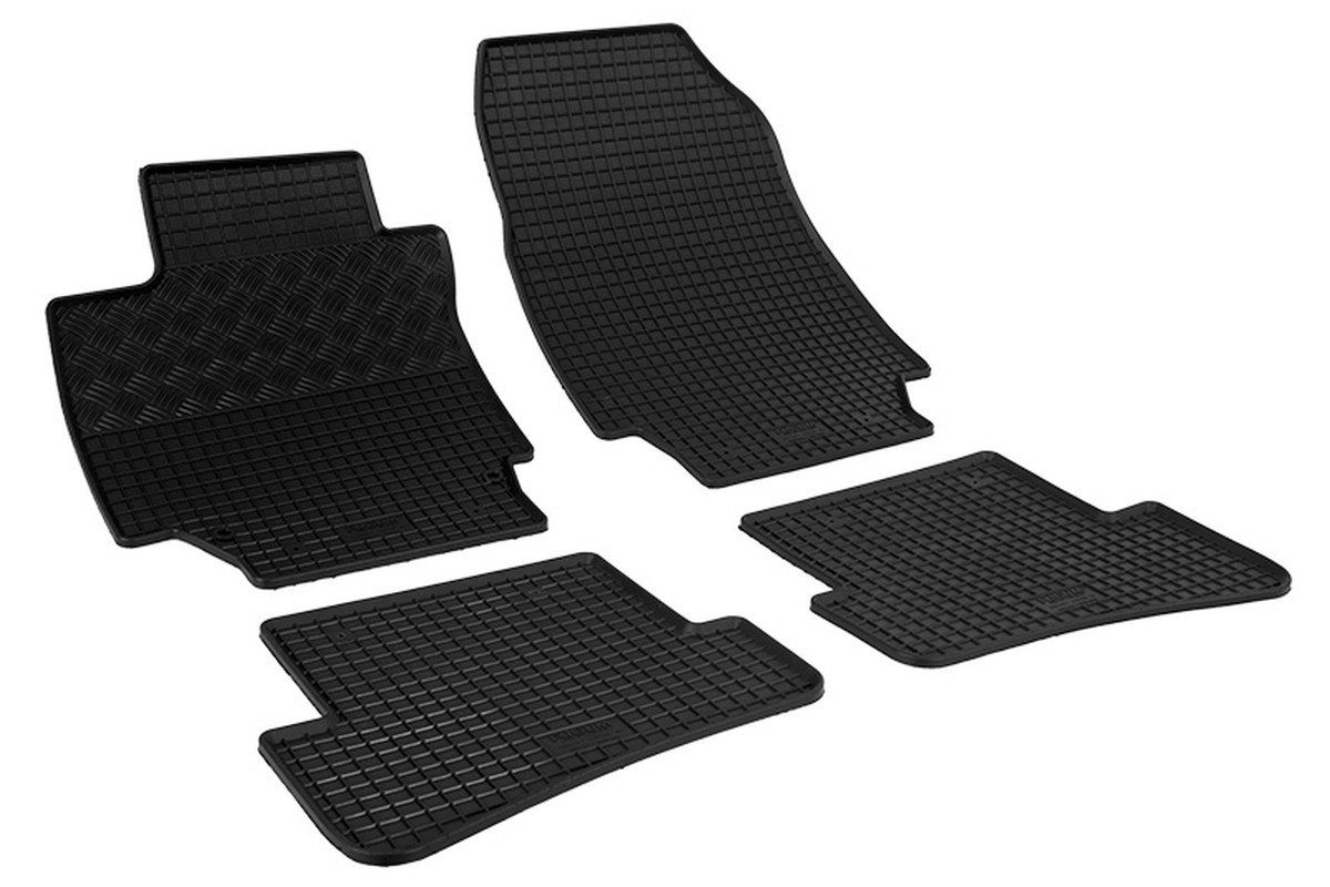 AZUGA Auto-Fußmatten Gummi-Fußmatten passend für Renault Captur I ab 6/2013-2019, für Renault Captur SUV