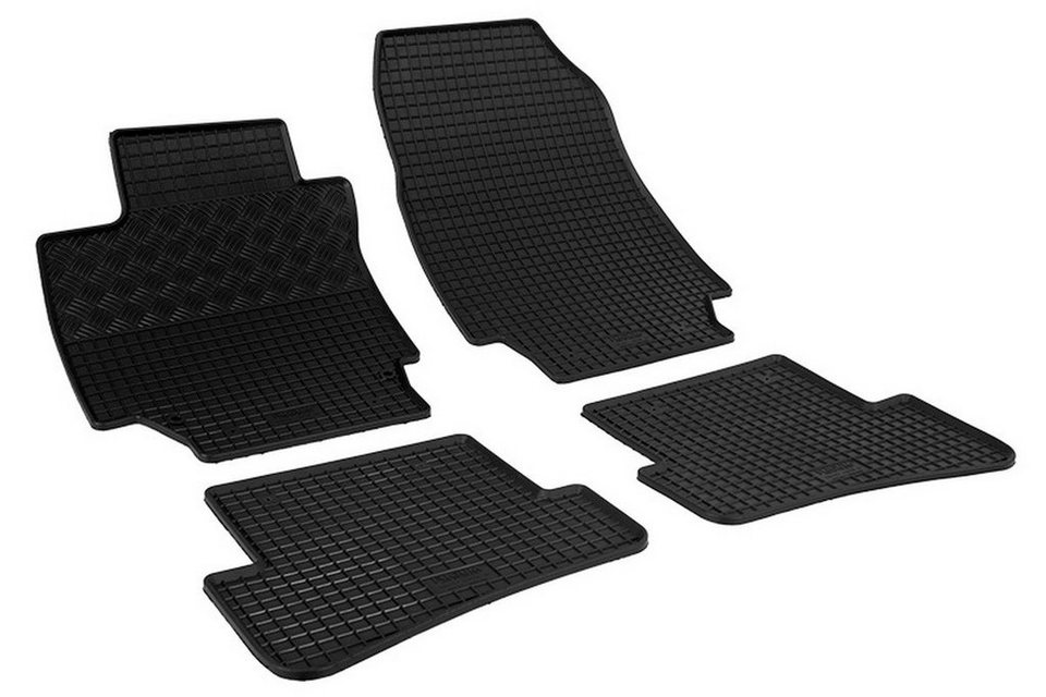 AZUGA Auto-Fußmatten Gummi-Fußmatten passend für Renault Captur I ab  6/2013-2019, für Renault Captur SUV