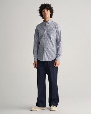 Gant Langarmhemd REG POPLIN MICROCHECK SHIRT Micro-kariert, Popeline, leicht, strapazierfähig und pflegeleicht