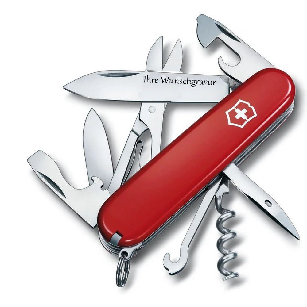 Victorinox Taschenmesser, Victorinox Taschenmesser Climber rot, 14 Funktionen