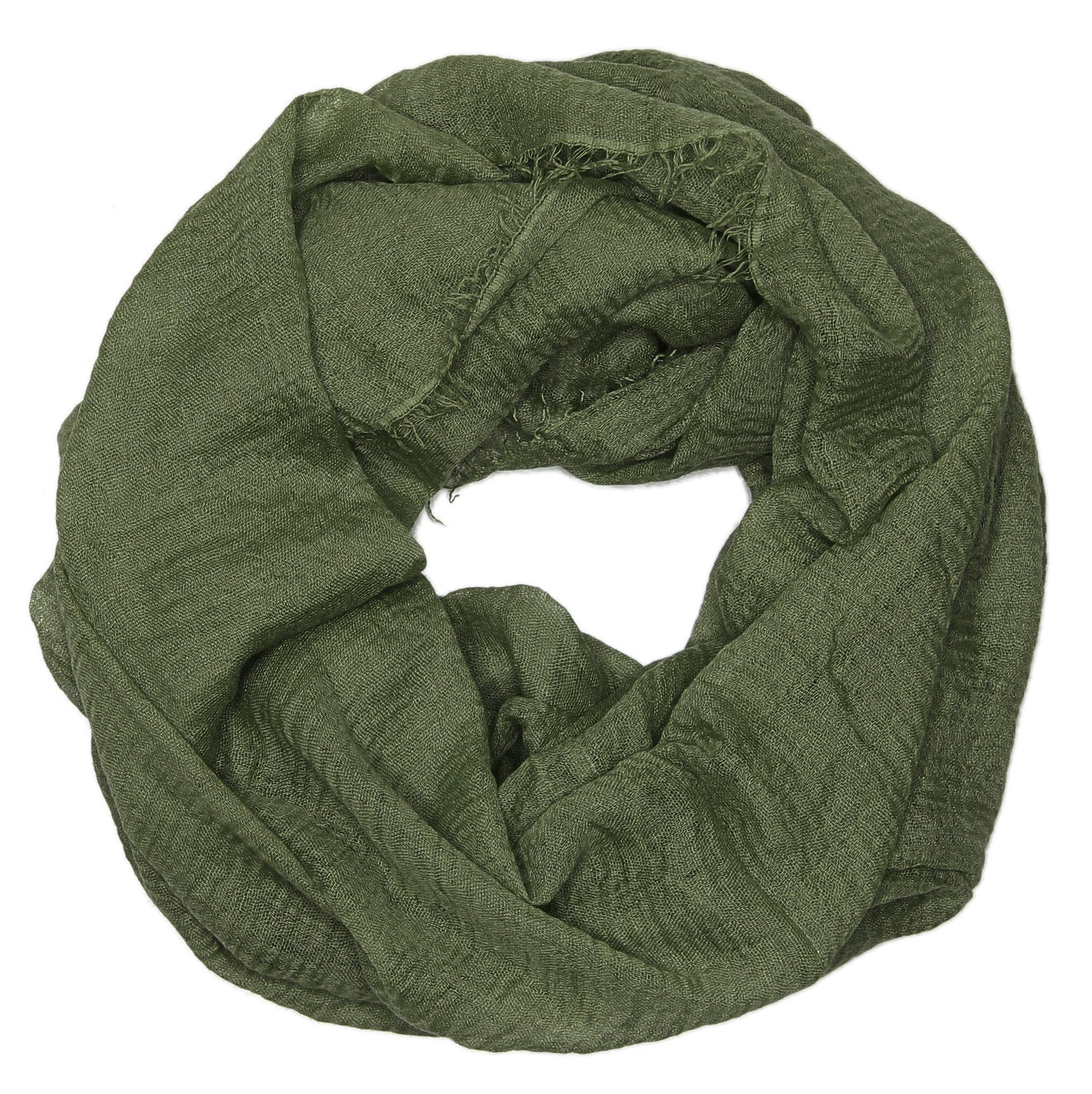 dy_mode Loop Damen Loop Schal/Schlauchschal/Rundschal in Unifarben Weicher Schal, in Unifarbe