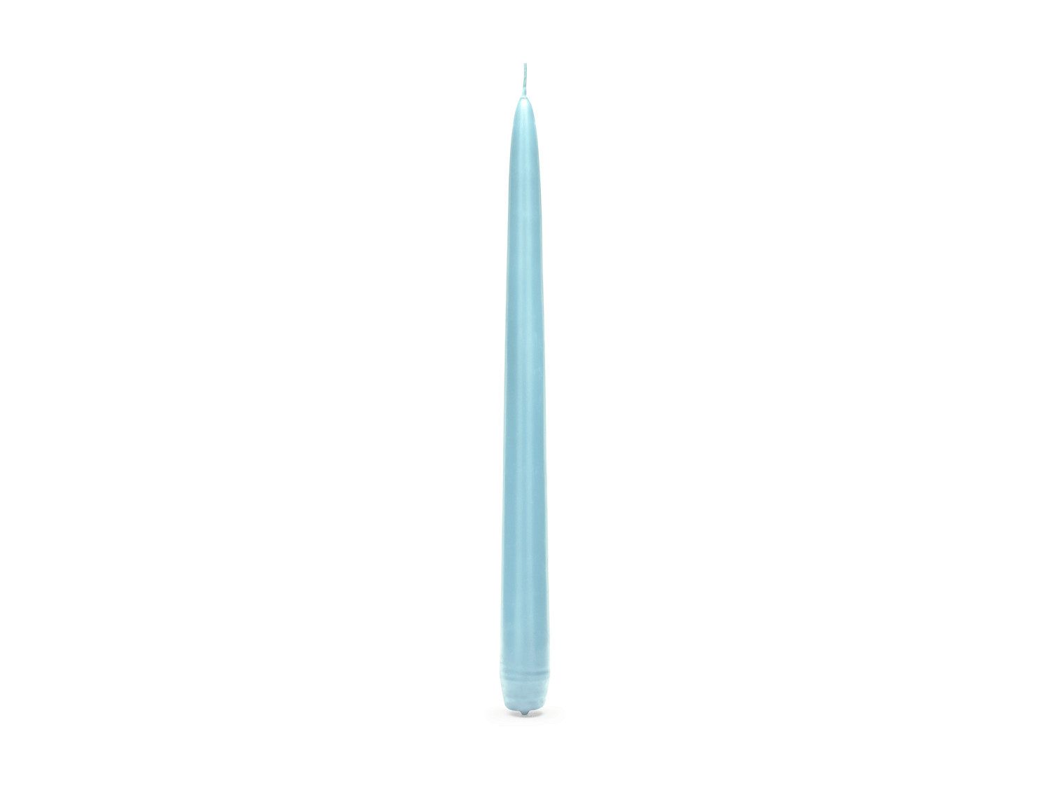 partydeco Spitzkerze, Spitzkerzen 24cm 10 Stück hellblau