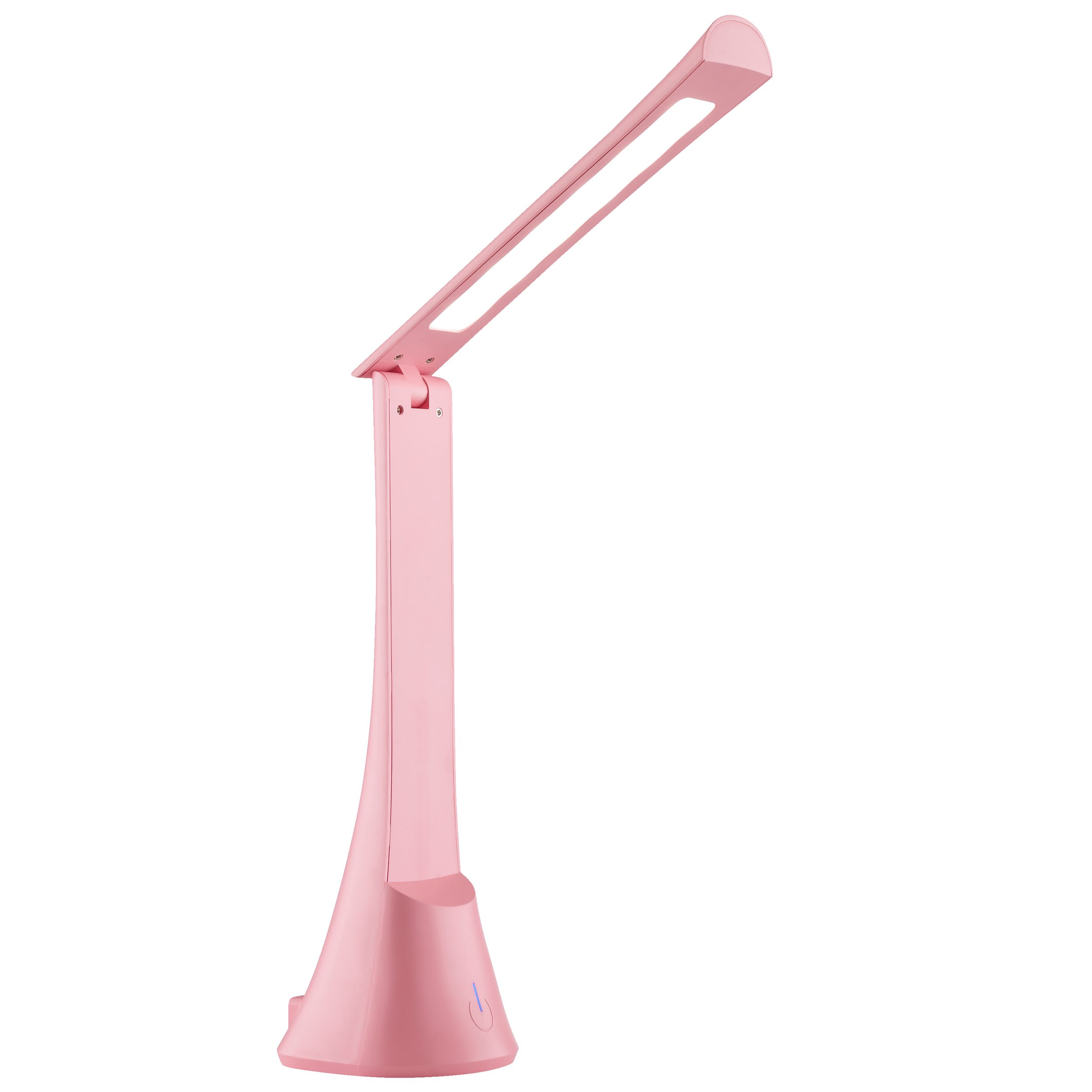 Lightbox Tischleuchte, LED fest integriert, Kaltweiß, LED Akku Tischlampe, 37 cm, 350 lm, 5500 K, Touchdimmer, USB, rosa