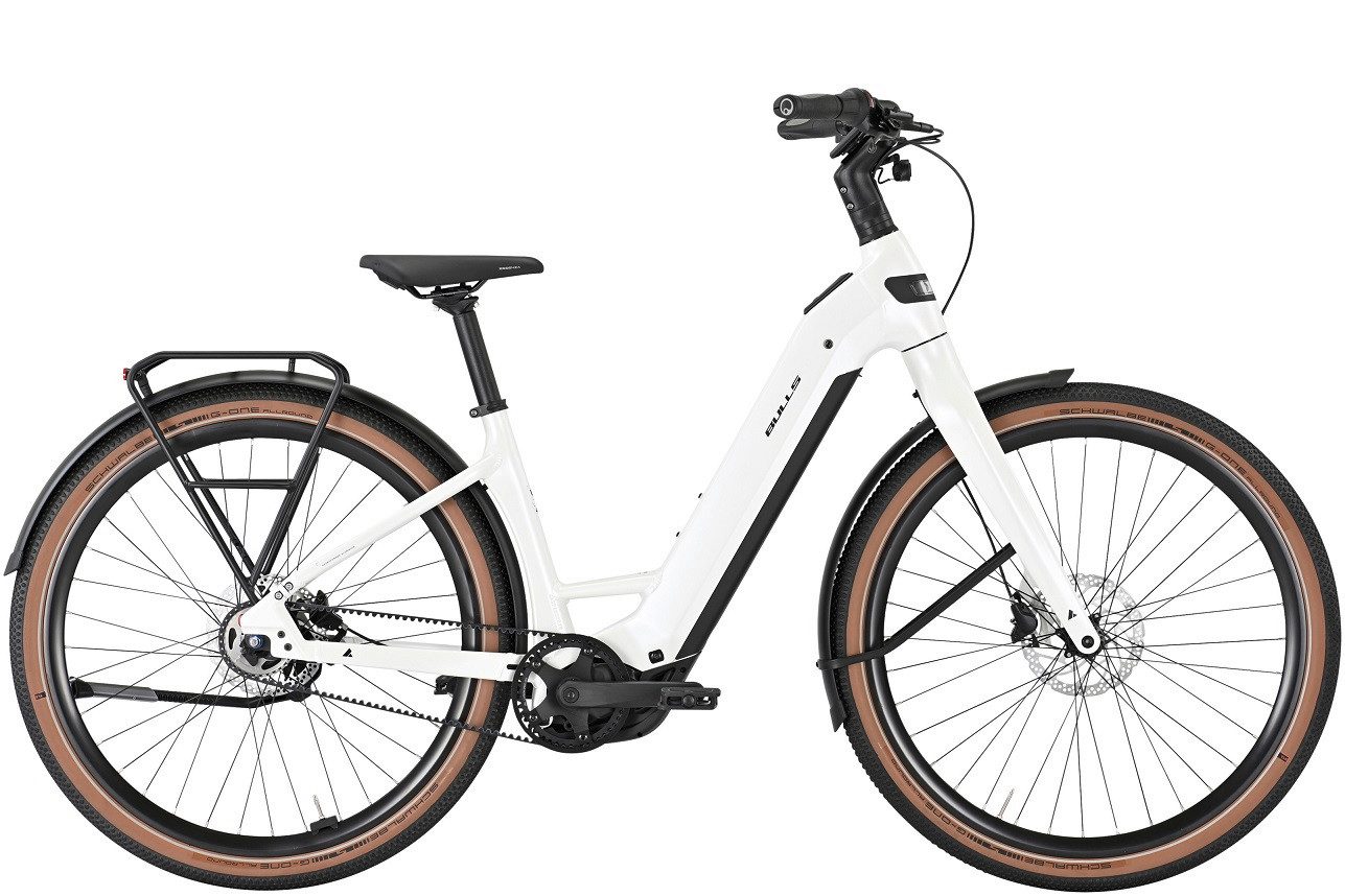 Bulls E-Bike Bulls Sturmvogel EVO 600 Wh Damen weiß 2026, 5 Gang SHIMANO Nexus 5-Gang Nabenschaltung, Nabenschaltung, Bosch Performance Line CX GEN5 smart System, 600 Wh