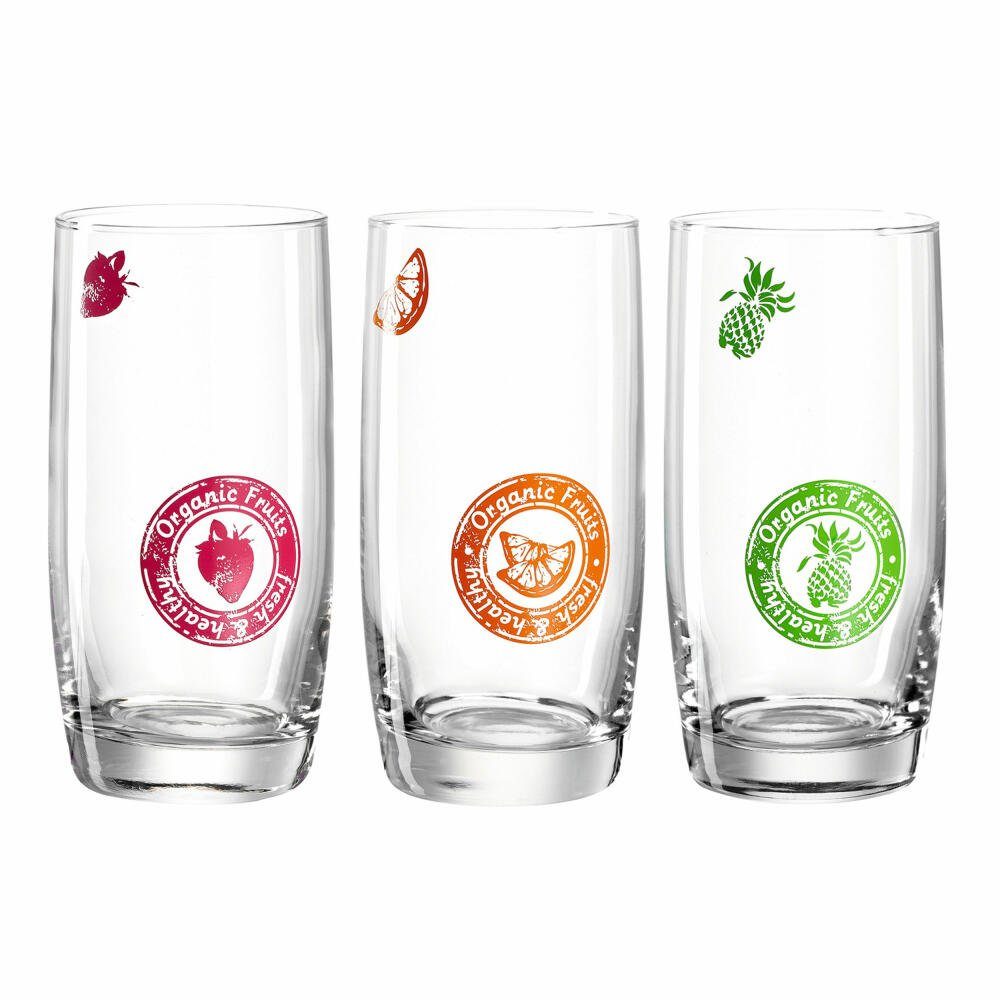 montana-Glas Gläser-Set fit 3er Set 330 ml, Glas