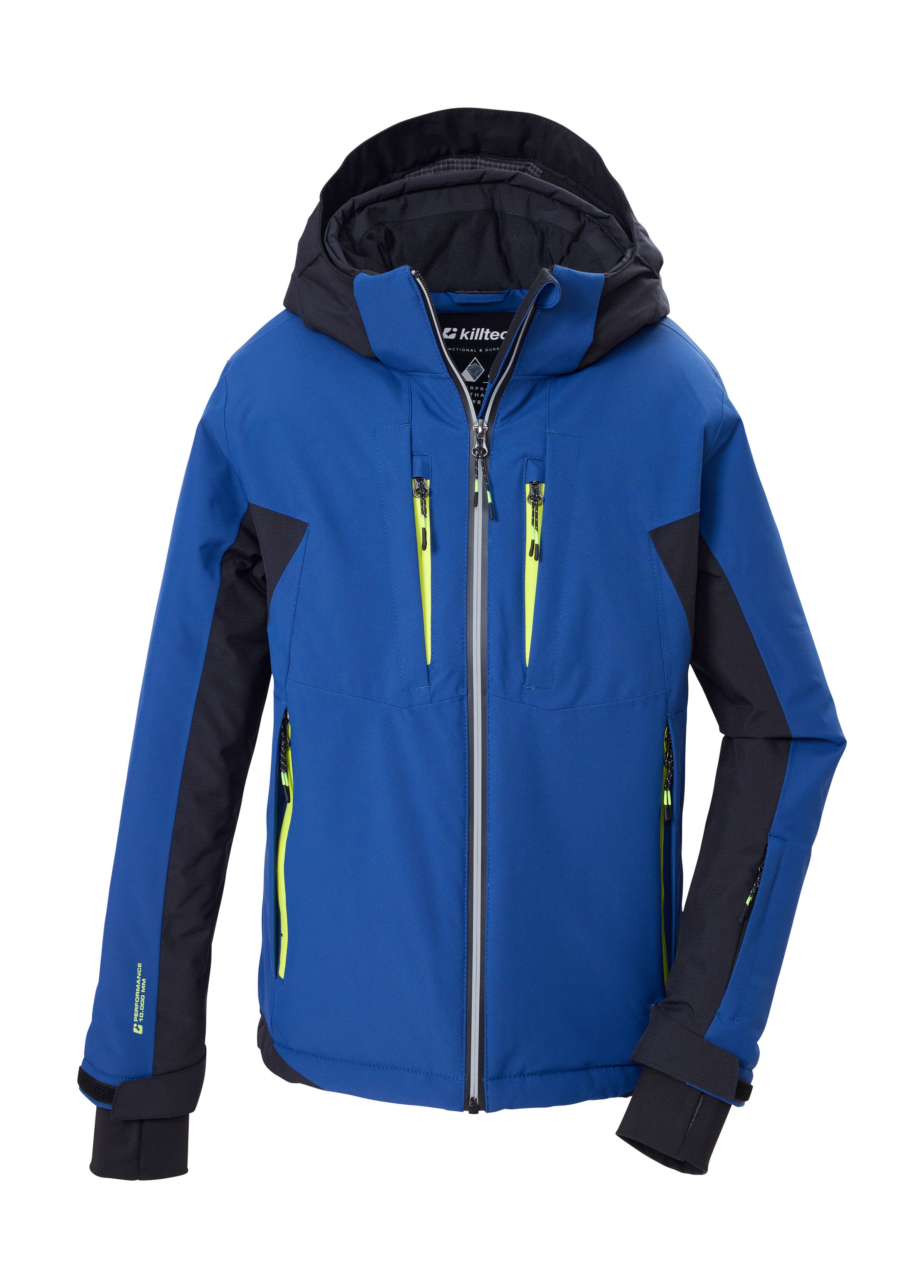 Killtec Skijacke KSW 212 BYS SKI JCKT Wasserdichte Skijacke, abnehmbare Kapuze, viele Taschen
