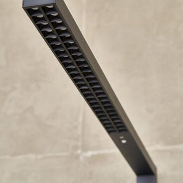 LEDmaxx Kleiderständer Kopie von LED Stehleuchte Lionel in Schwarz 2x 40W 11000lm mit Bewegun