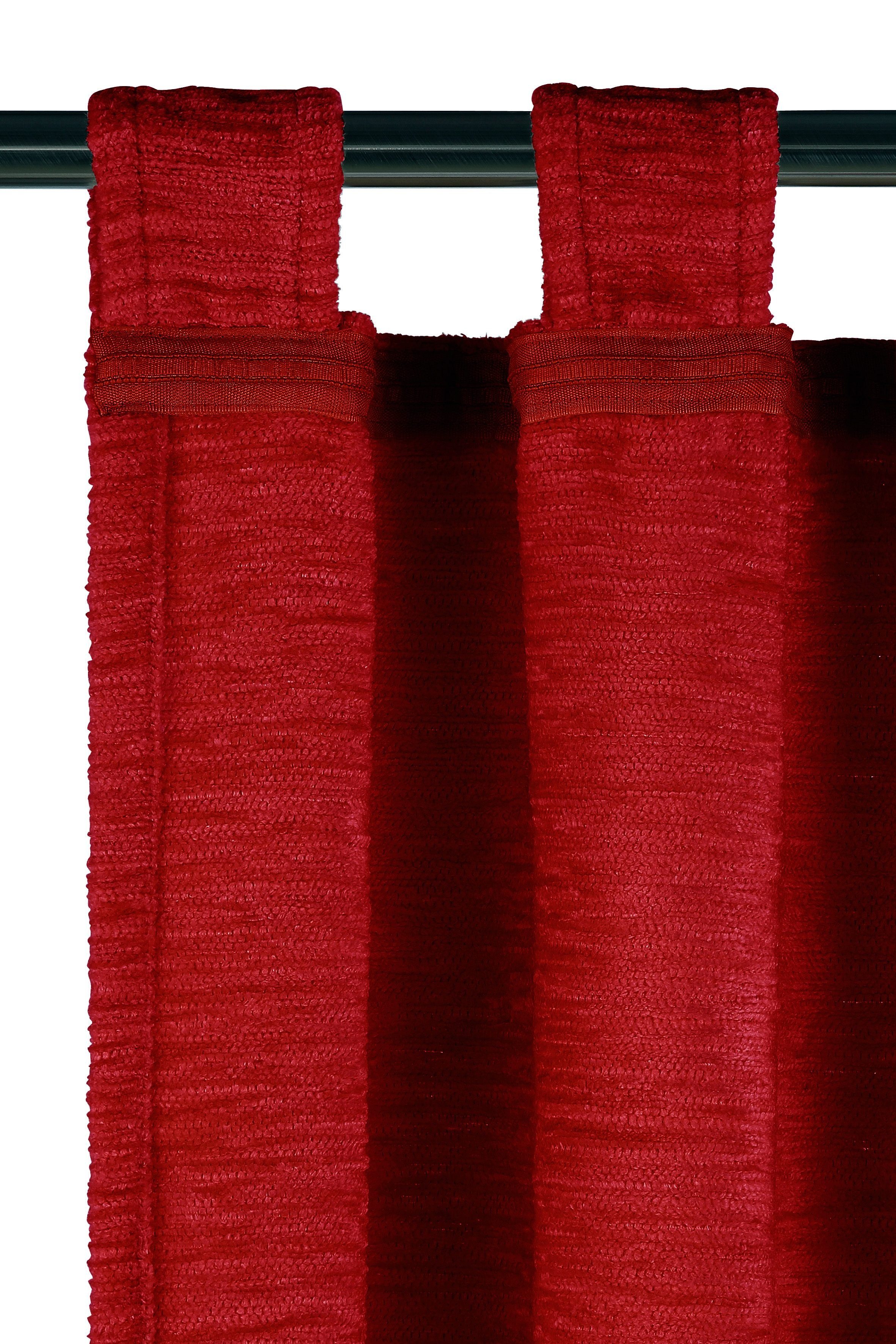 Wirth Vorhang Trondheim 234 g/m² (1 St), Schlaufen, blickdicht, Chenille