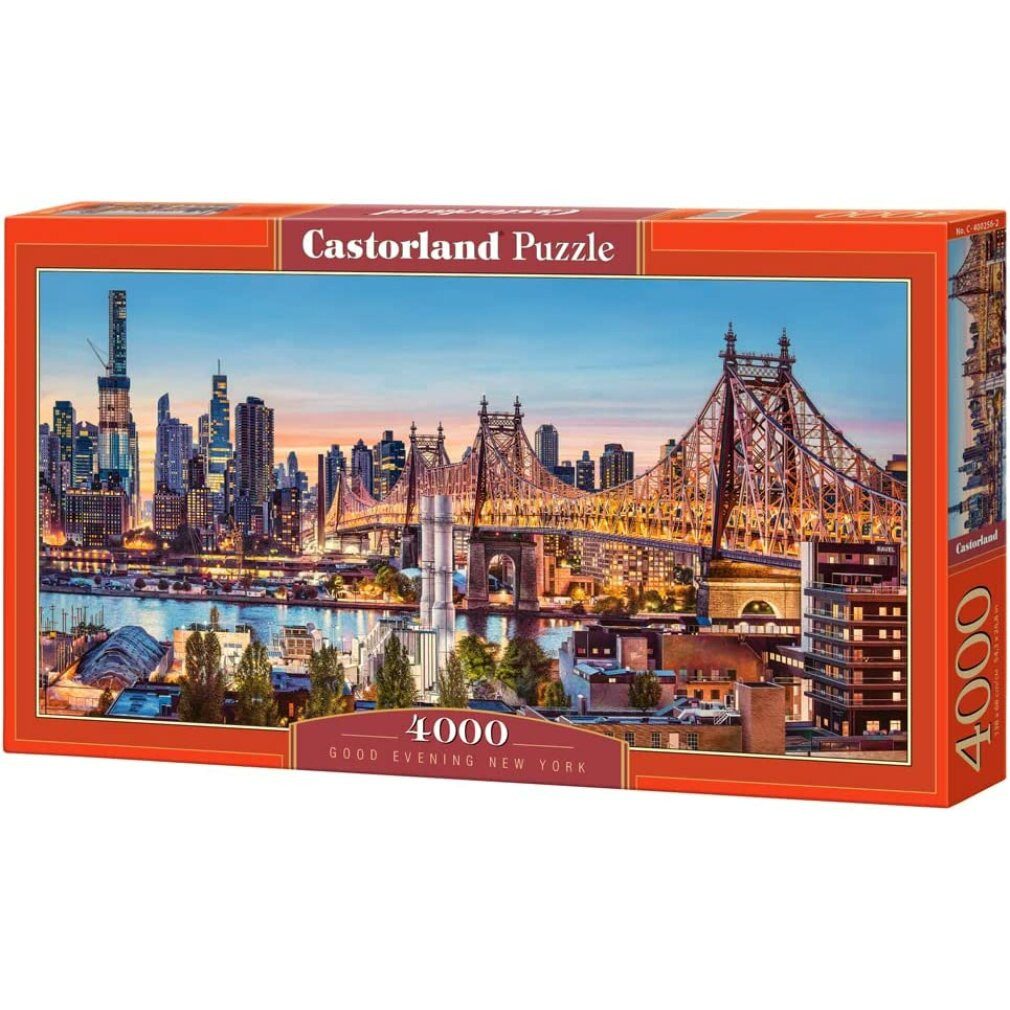 Castorland Puzzle Puzzle Guten Abend, New York! 4000 Stück, Puzzleteile