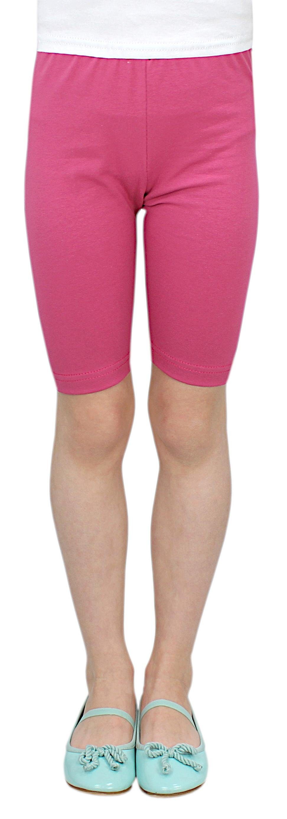 Pack Dunkelblau/Dunkelrosa/Mintgrün Mädchen TupTam Radlerhose TupTam Radlerhose Leggings Kurz 3er