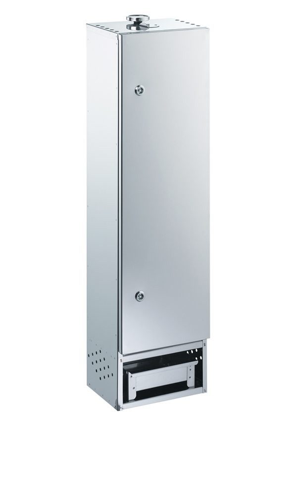 Peetz Räucherofen, Räucherofen mit Tür 340095 Edelstahl