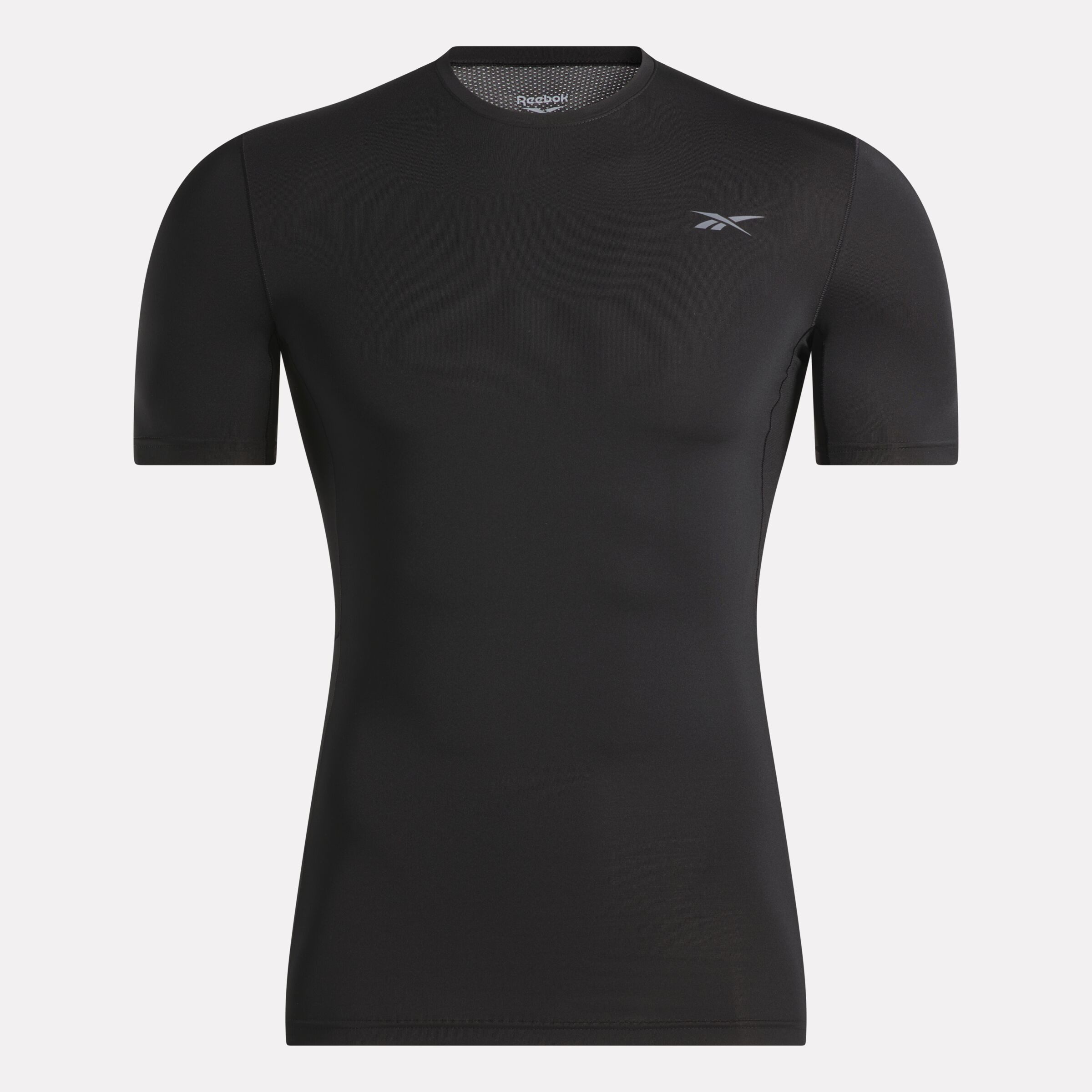 Reebok Trainingsshirt SS COMP TEE/BLACK (1-tlg) für Erwachsene, sportlicher Stil, atmungsaktiv, schnell trocknend