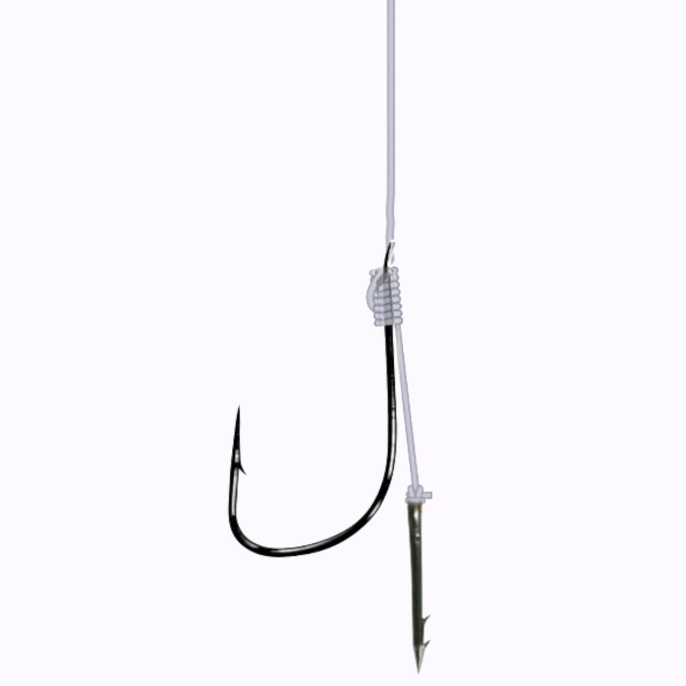 Gamakatsu Stipphaken Gamakatsu Partical Rig Spike 40cm - 6 gebundene Angelhaken