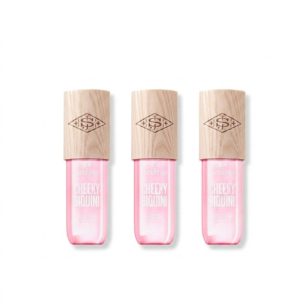 Sol de Janeiro Gesichts- und Körperspray Sol de Janeiro Cheeky Biquíni Perfume Mist 3er Set, 1-tlg., Vorteilspack mit drei fruchtig-blumigen Körpersprays