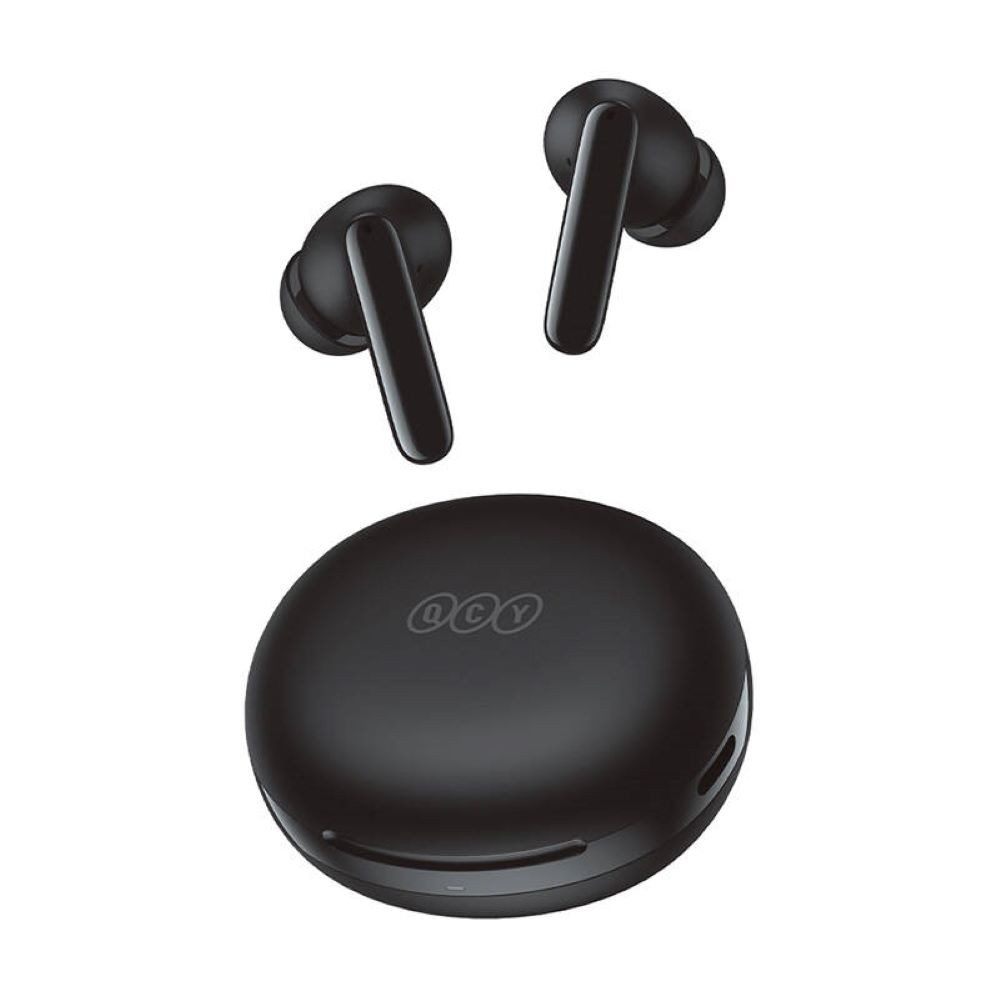 QCY HT09 Bluetooth-Kopfhörer (Google Assistant, Siri, Bluetooth, True Wireless Earbuds mit ANC, 30h Akku, 4 Mikrofone, Bluetooth 5.3)