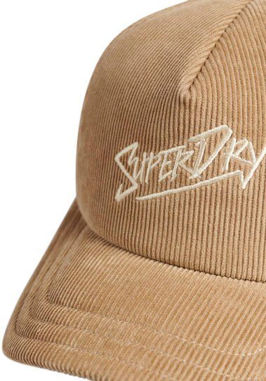 Superdry Trucker Cap VINTAGE BRAND MARK CORD sand CAP