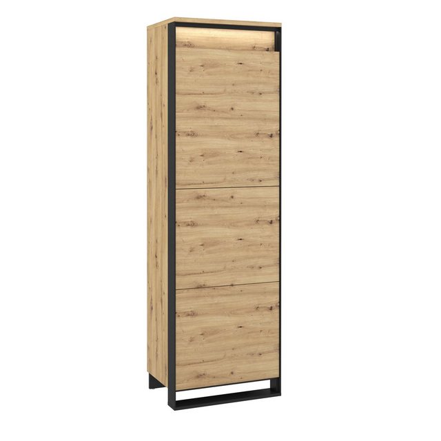 Friderik-EU Kleiderschrank QUANT SALON Kleiderschrank mit Regalen & LED-Bel günstig online kaufen
