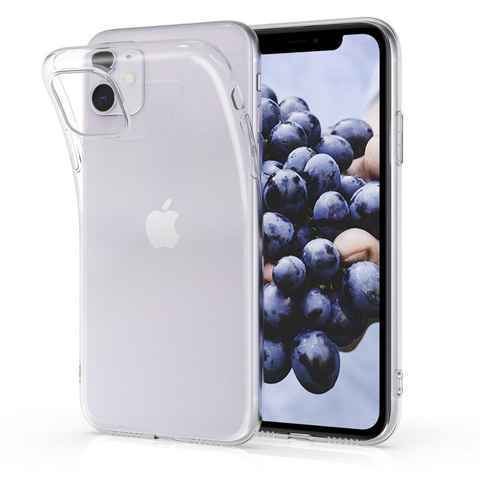 kwmobile Handyhülle Hülle für Apple iPhone 11, Silikon Handyhülle transparent - Handy Case gummiert