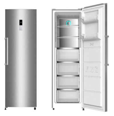 SCHOEPF Gefrierschrank GS282IX GS282IX, 185 cm hoch, 59,50 cm breit, No-Frost, 282 Liter Nutzinhalt, LED-Beleuchtung