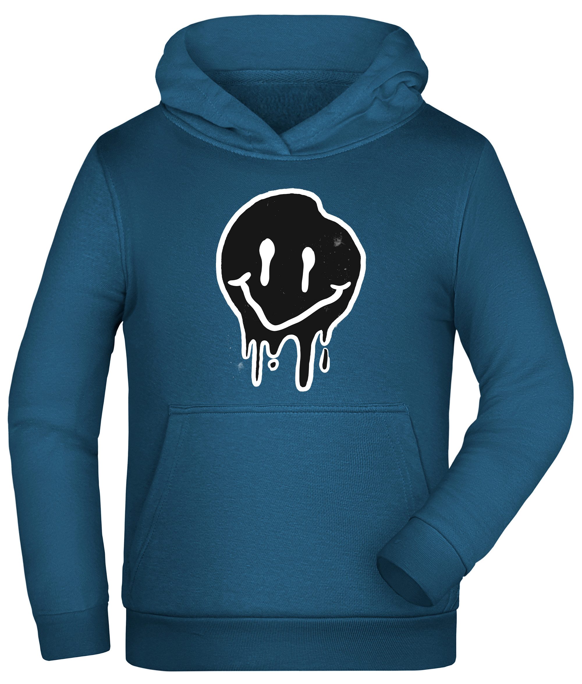 Hoodie Kinder Kapuzen Sweatshirt zerlaufendes Gesicht - Kinder Hoodie