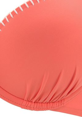 Sunseeker Push-Up-Bikini-Top Dainty, mit Häkelkante