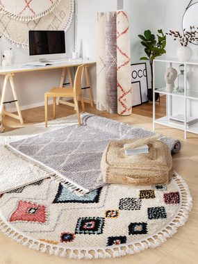 Teppich Bosse, benuta, rechteckig, Höhe: 21 mm, Kunstfaser, Berber, Ethno-Style, Wohnzimmer