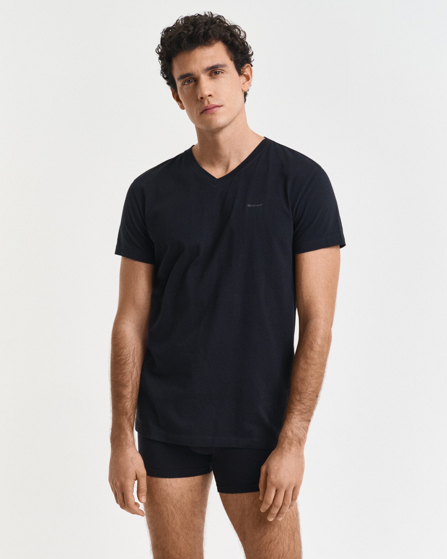 Gant Kurzarmshirt V-NECK T-SHIRT 2-PACK Mit V-Ausschnitt – Bild 3 von 5