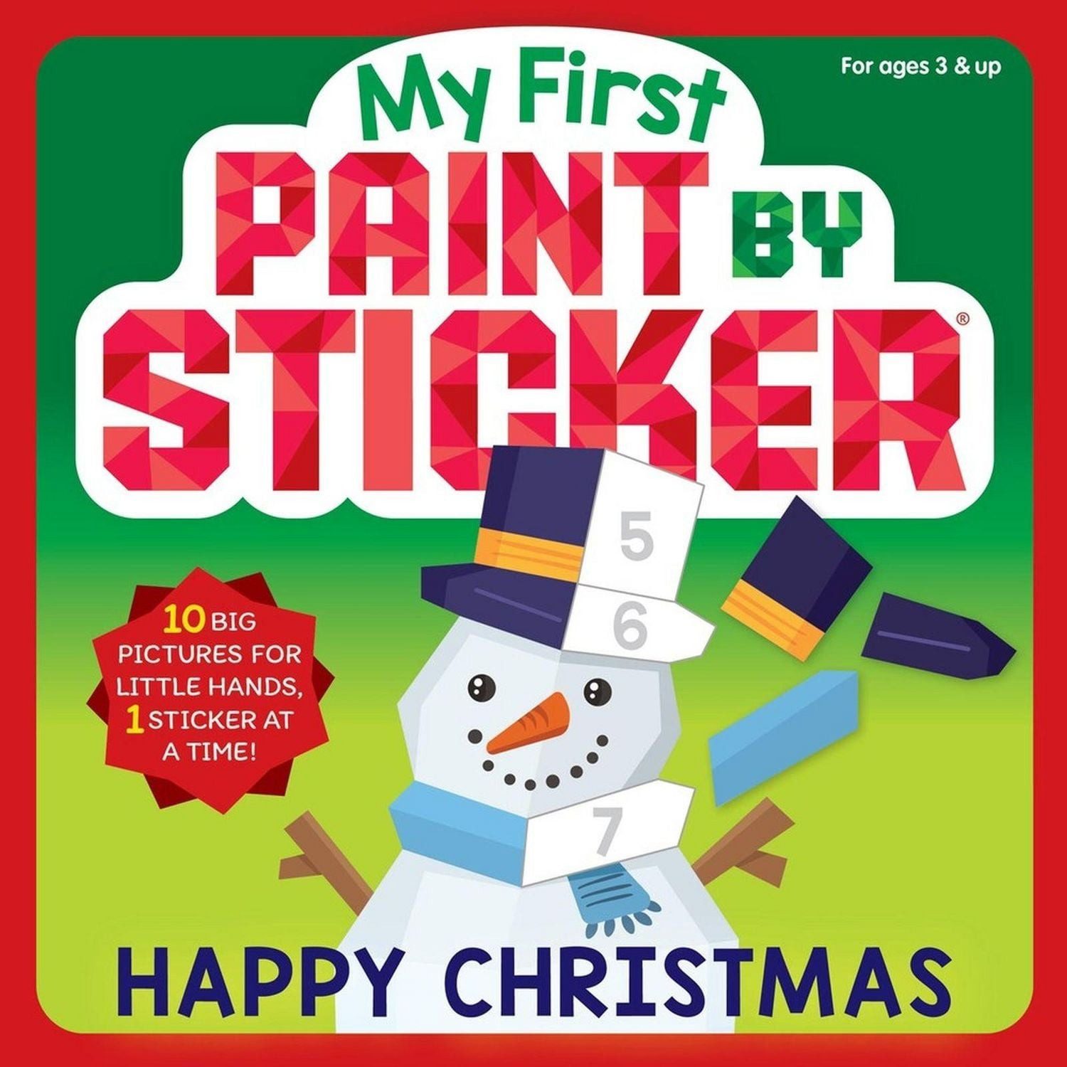 My First Paint by Sticker: Happy Christmas / Workman Publishing