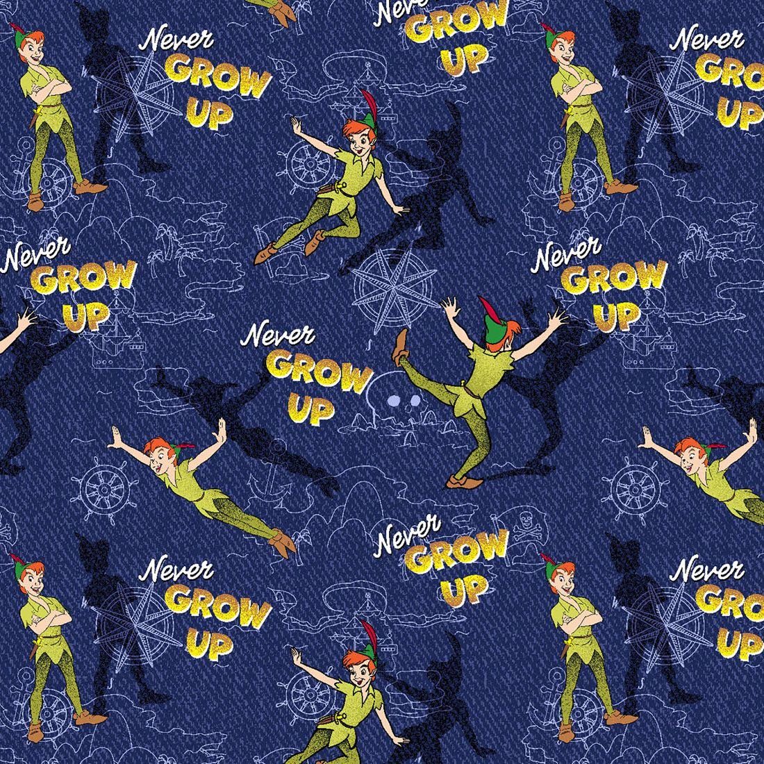 Funktionsbluse Bunt bedruckter Unisex Kasack "Peterpan"