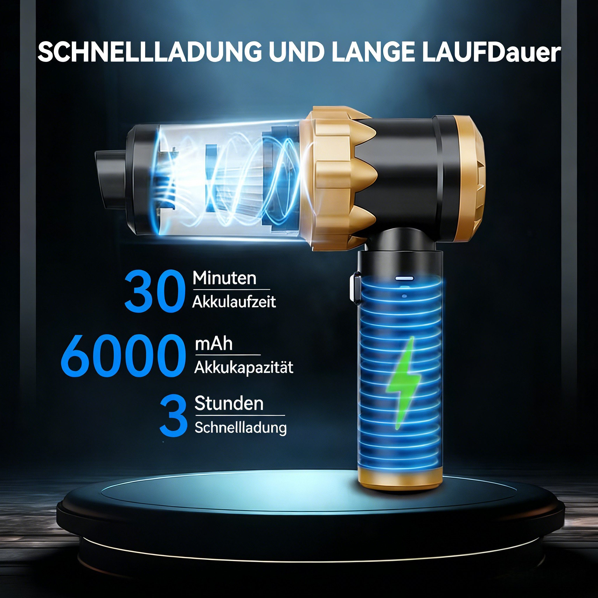Kityhome Handstaubsauger Kabelgebundener Handstaubsauger, 18.000Pa - Auto Bürstenlosem Motor, 120 W, Konstant volle Power durch Kabelanschluss