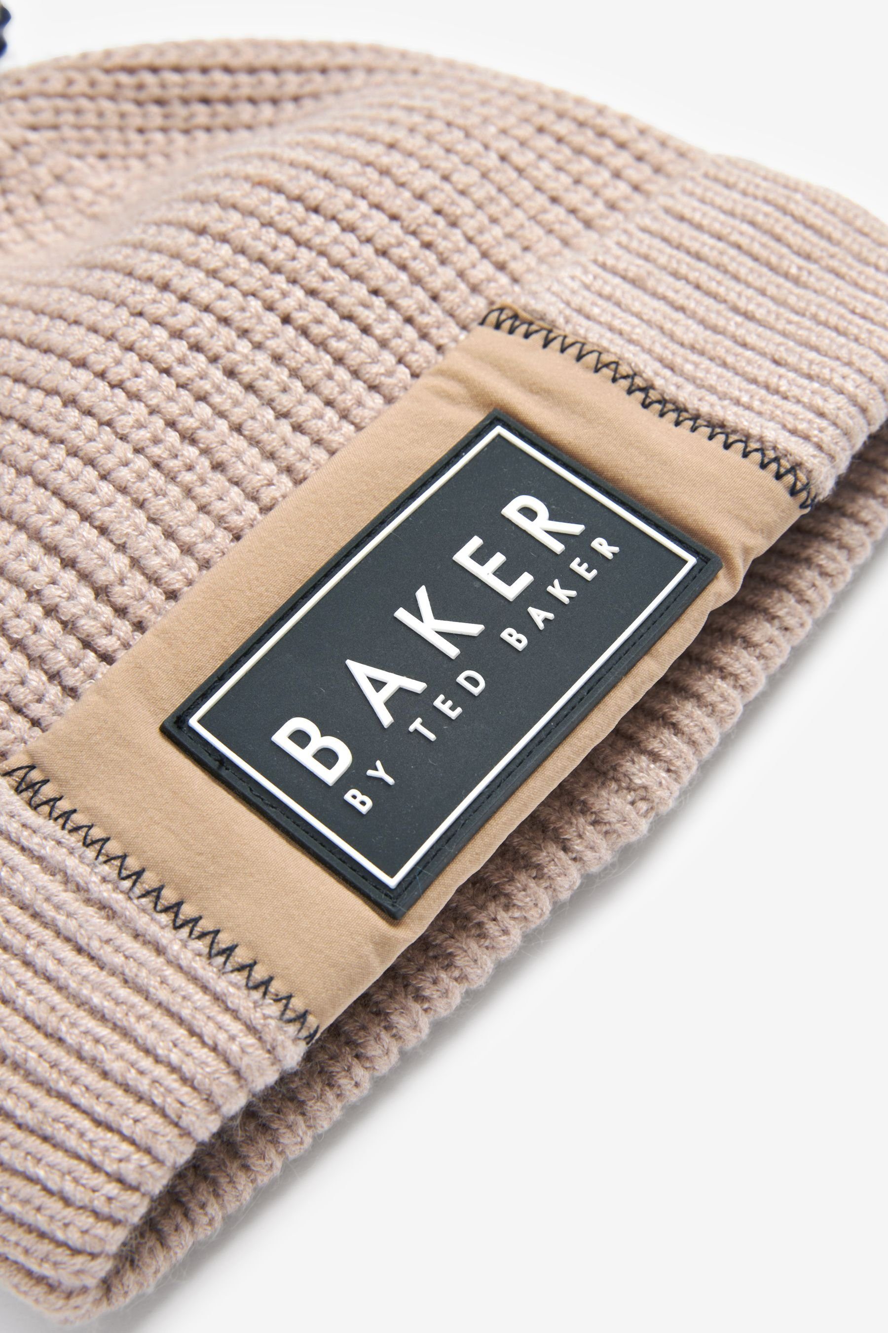 Baker und Baker Bommelmütze Ted Ted (2-St) Baker by Stone Fäustlinge Bommelmütze Baker by