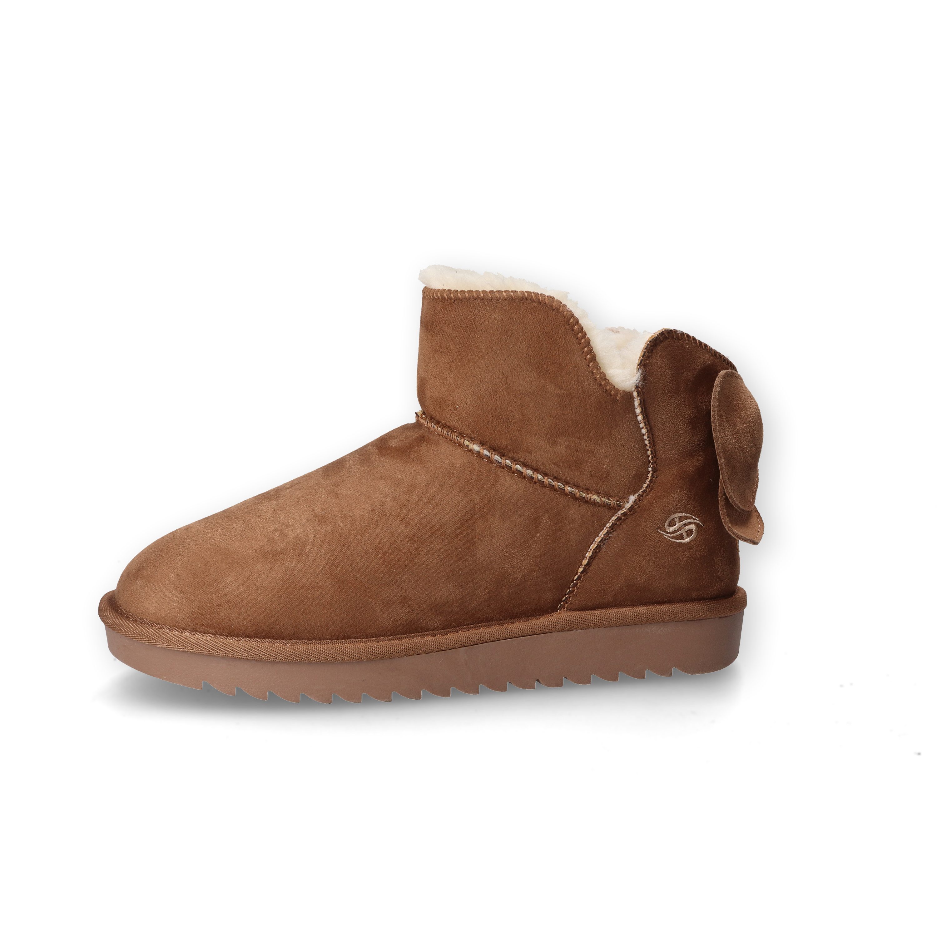 Dockers by Gerli Winterboots Schlupfboots mit Zierschleife an der Ferse