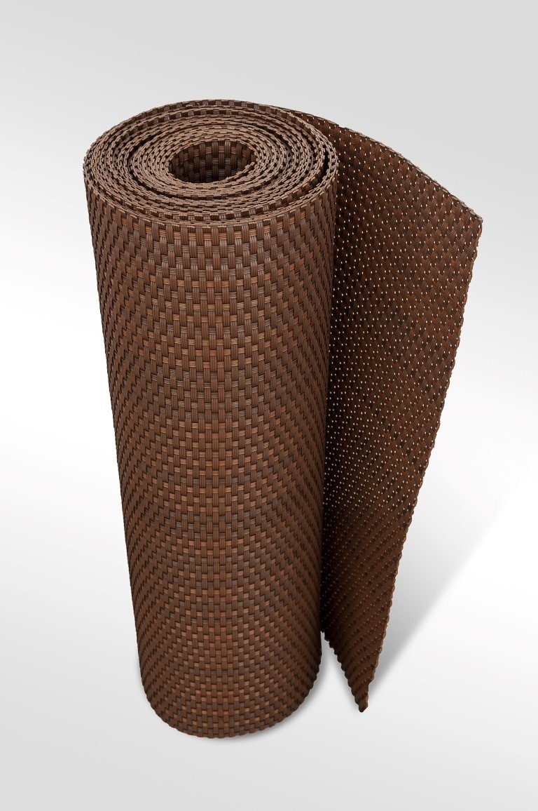 Thumbnail - Jet-Line Balkonsichtschutz Balkonsichtschutz braun Polyrattan 100 x 90 cm Sic