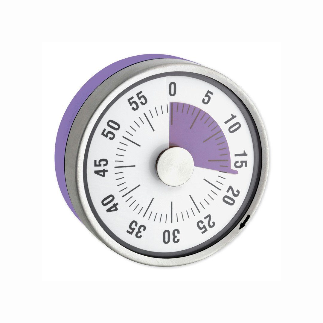 Compact Eieruhr "Automatik" Zeitdauer-Uhr TimeTEX violett mit Magnet