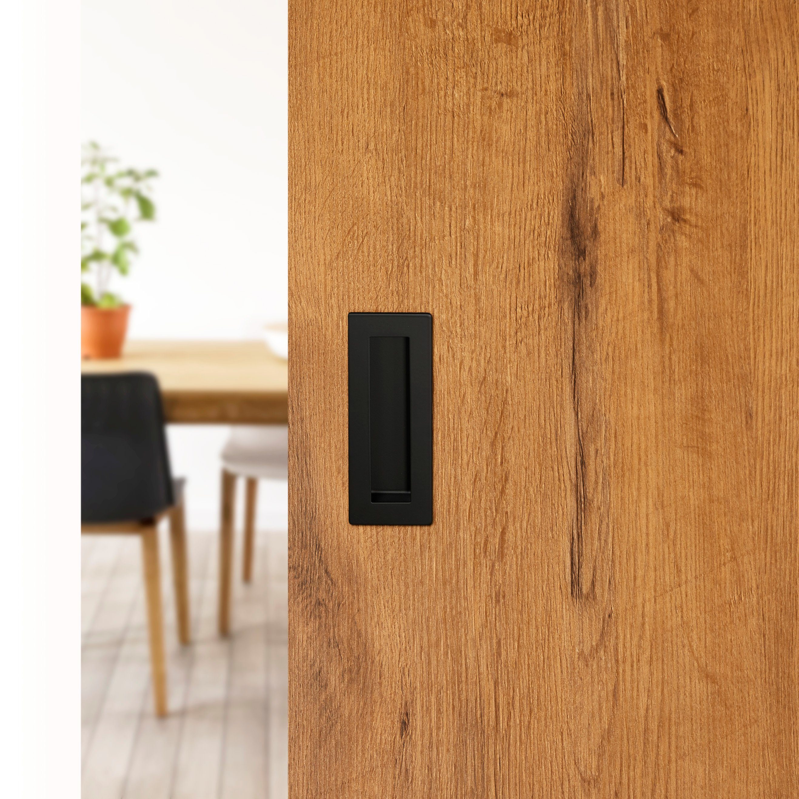 SO-TECH® Möbelgriff Muschelgriff EL-08 zum Einlassen in die Möbelfront