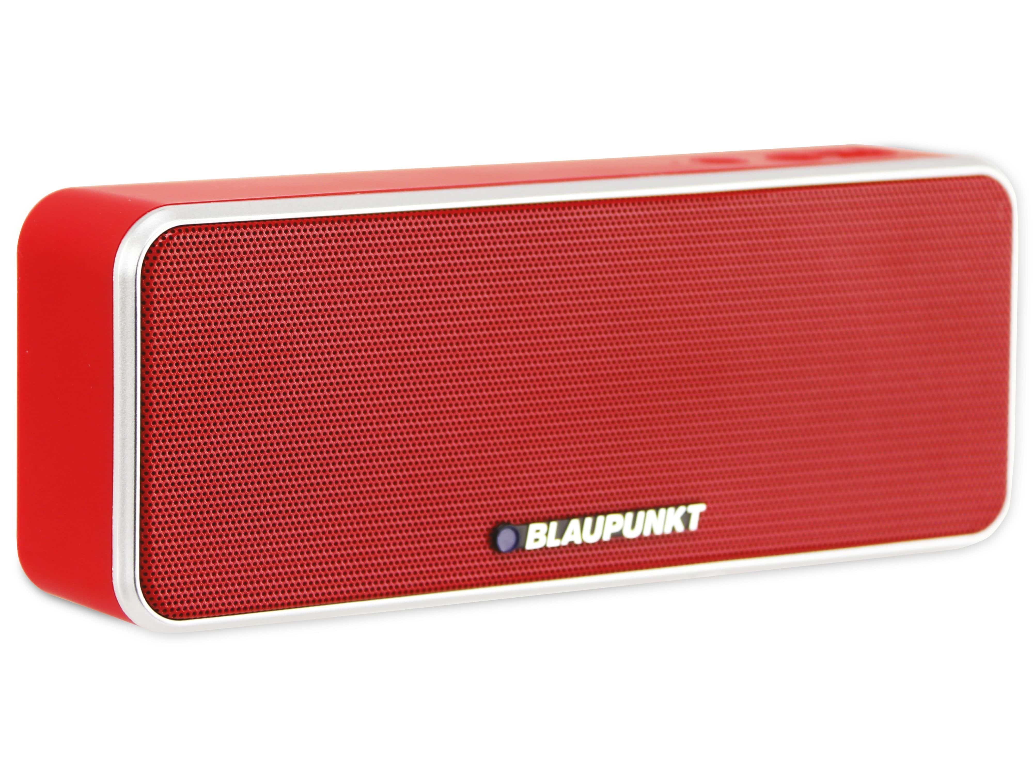 Portable-Lautsprecher Blaupunkt BLAUPUNKT 6, rot Bluetooth-Lautsprecher BT