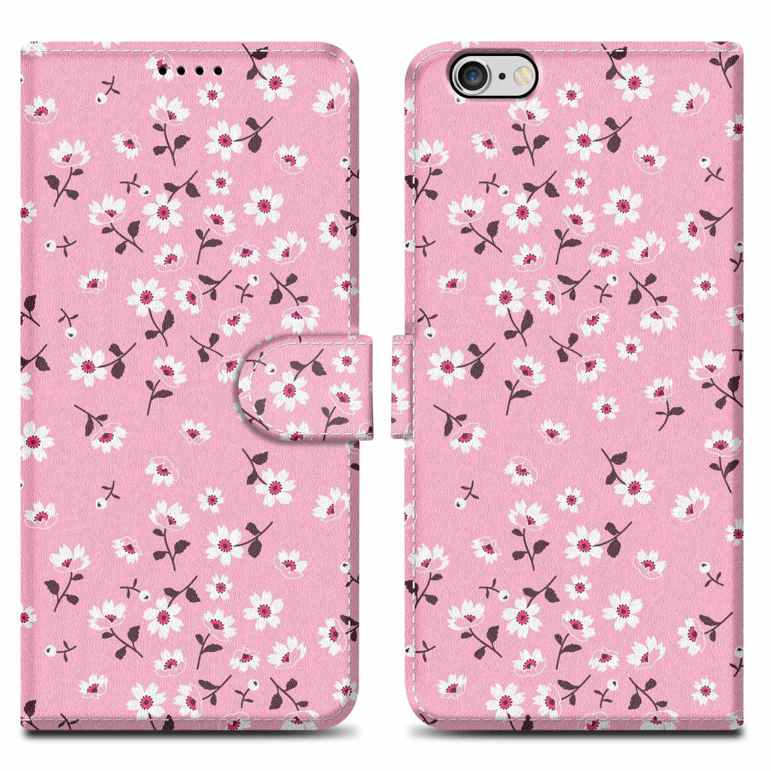 Cadorabo Handyhülle für iPhone 6 / 6S Hülle Apple iPhone 6 / 6S, Handy Schutzhülle - Hülle, Standfunktion, Kartenfach, Magnetverschluss