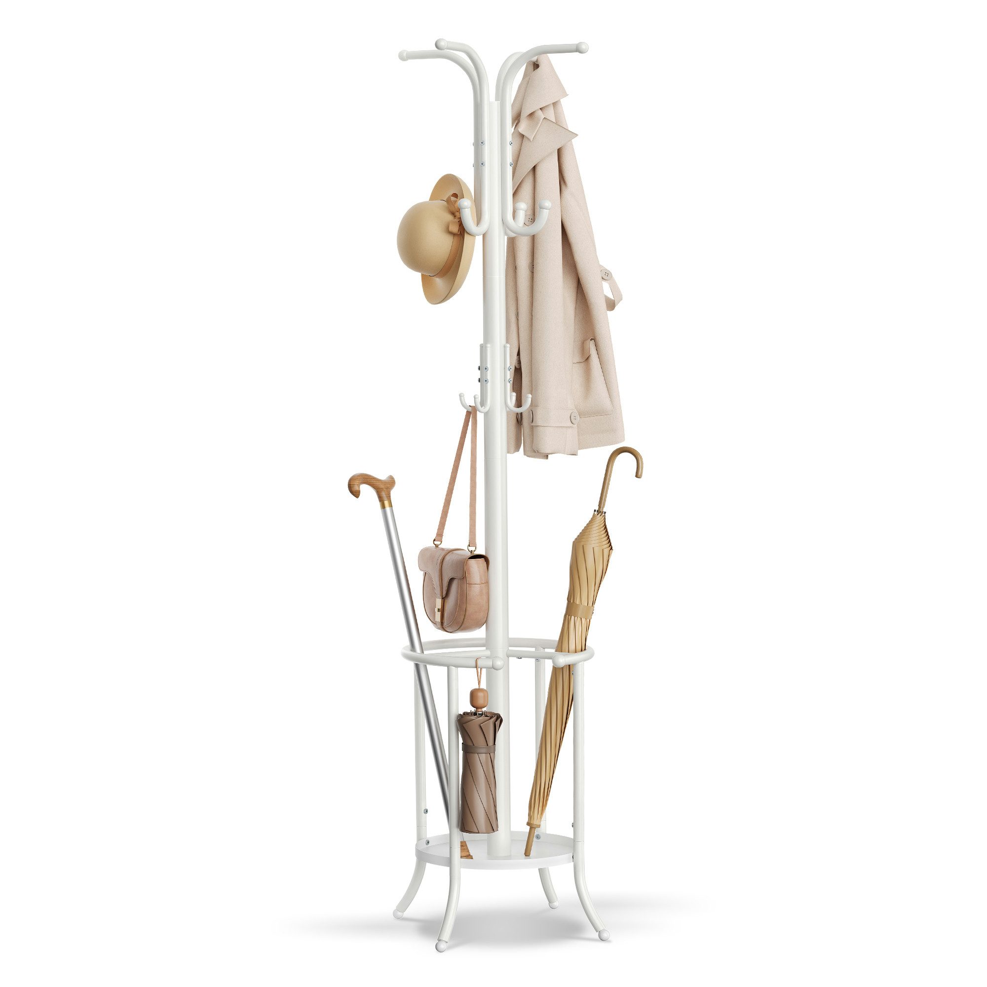 SONGMICS Garderobenständer Kleiderständer, Metall, 40 x 40 x 175 cm (T x B günstig online kaufen